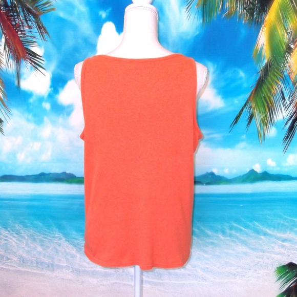 Joe Boxer Heathered Orange Tank Top - Picture 5 of 7